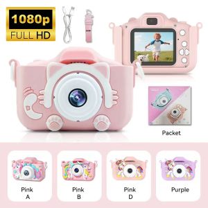 Christmas Children Camera HD 1080P Toddler Digital Video Camera 2.0inch Kids Camera with Silicone Cases Toys for Christmas Gifts