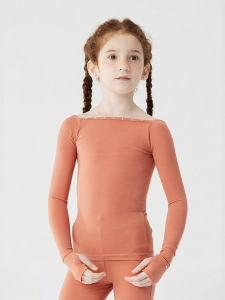 JOLLY BEAN | Sequins Fitted Stretch Ice Skating Girls Top