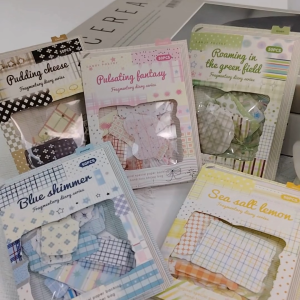 CANDY POETRY Fragmented Diary Series Sticker 50 Pcs Peel Off Dual Material Decorative Journal Planner