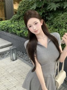 GUZILIAN | Elegant Sporty Two-Piece Set Short Sleeve T-Shirt Top For Women High Waist Mini Skirt Summer New Arrival Slim Fit Casual Wear