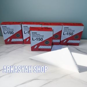 ISI CUTTER KENKO L150 5 BOX ISI 60 TUBE (CUTTER KERTAS CUTTER SERBAGUNA)