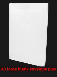 Thickened White Blank A3 Large Envelope 33*44cm 8 Openings Business Stationery Supplies 140g Paper Customizable