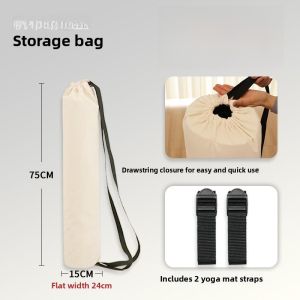 Yoga Mat Bag Canvas Storage Pouch Yoga Mat Cover Yoga Mat Backpack Womens Fitness Equipment Accessories Sports Gear