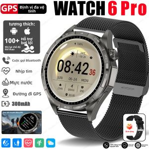 Đồng Hồ Thông Minh 6Pro Dành Cho Thanh Thiếu Niên Hỗ Trợ Gọi Bluetooth GPS Theo Dõi Nhịp Tim Đo Độ Cao & Áp Suất Khí Quyển Màn Hình Cảm Ứng Kỹ Thuật Số Chức Năng Thể Thao