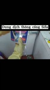 NƯỚC THÔNG CỐNG SIFA CHAI 700G cực mạnh thông tắc nhanh bồn cầu lavabo đường ống thoát nước xử lý bồn rửa bát bị nghẹt phân hủy tóc rác giúp thoát nước chống tắc nghẽn toilet