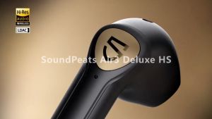 สร้างรอยัล สอนเพลง หูฟังไร้สาย Soundpeats Air3 Deluxe HS รองรับ Hi-Res Audio 4 ตัว กันเหงื่อระดับ IPX4 Bluetooth 5.2