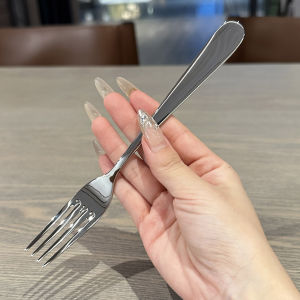 Boss Ladys Personal Use Main Course Fork 18/10 Stainless Steel Salad Dessert Pasta Fork Luxury Quality Western Dining Utensil