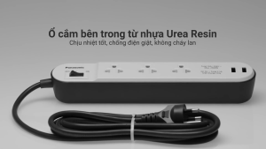 Ổ điện có dây ổ cắm chịu tải thông minh đa năng công suất lớn - Bảo hành toàn quốc SX Thái Lan