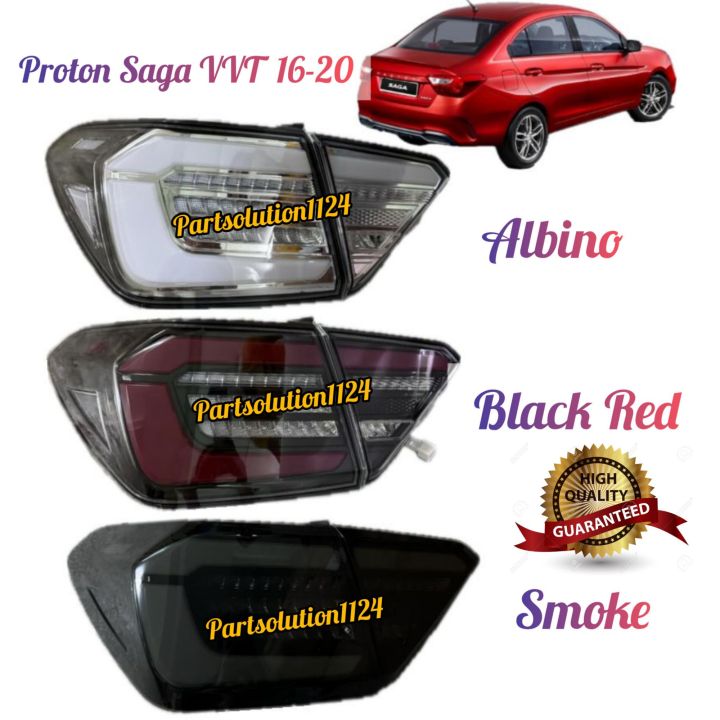 PROTON SAGA VVT TAIL LAMP V2 SPEC 16-20 (SMOKE,ALBINO,BLACK RED) REAR ...