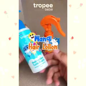 Tropee Bebe x Pinkfong Hair Lotion 100ml Honeydew | Lotion Rambut | Perawatan Rambut Bayi dan Anak | Anti Kusut | Anti Lepek |