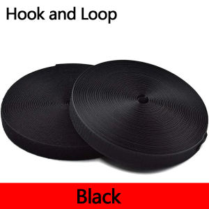 1-25Meter Sew On Hook & Loop Tape | Non-Adhesive Nylon Magic Strap 20-50mm | Heavy-Duty Velcros Fastener for DIY Clothing/Bags