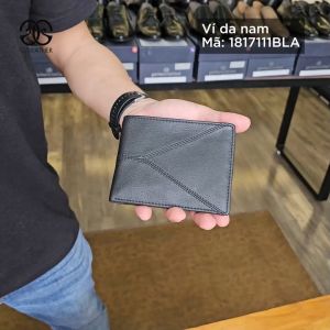 Ví da nam da bò Gianni Conti Italy 1817111BLA - màu đen