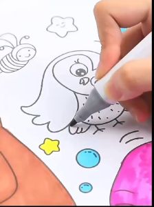 SG Stock 300CM Re-stickable Graffiti Drawing Paper Roll for Kids Coloring Paper Roll Decoration Sticker Scroll Painting Paper Color Pencil Christmas Gift Goodie Bag Gift