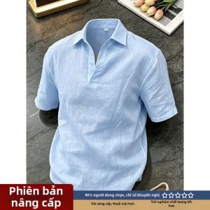 LIUBU | Áo Polo Tencel Pha Linen Thoáng Mát & Sang Trọng