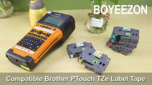 TZE231 6mm 9mm 12mm 18mm 24mm TZe231 Label Tape Compatible for Brother tze231 tze131 tze631 tze221 tze211 Label Tape for Ptouch PTH110 PT-D210 PT-220 PT-H100 PT-H110 PT-D600 Label Maker