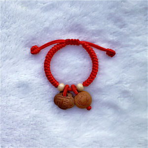 Red String Bracelet Original Design Tibetan Style Peach Kernel Zodiac Sign Amulet Adult Child Toddler Pacifier Fashion Jewelry