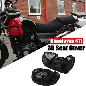 for Himalayan 411 Seat Cover For Royal Enfield Himalayan-411 2016-2023 Accessories Motorcycle 3D Honeycomb Mesh Cushion