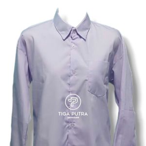 Baju Putih Polos SD SMP SMA Lengan Panjang Seragam Sekolah Bahan Kain Oxford