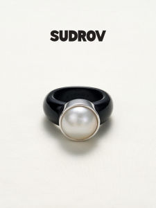 Elegant Boutique Design Luxury Black Agate Ring