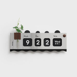 mandelda | Wall-Mounted Decor Calendar Flower Arrangement