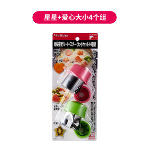 Stainless Steel Fruit Vegetable Flower Shape Kitchen Cutter Press Flower Biscuit Printing Mold Home Use Cooking Tool