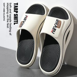 MONLEYTA | Anti-Odor Slip-Resistant Mens Summer Slippers Indoor Bathroom EVA Thick Bottom Sandals Outdoor Wearable Casual Style