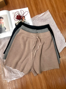 HUOLISI | Outwear Flared Butt-Lift Slim Fit Knit Shorts