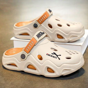 Large Size Slip-On Shoes Anti-Odor Anti-Slip 46 Code Hole Hole Shoes 45 Mens Outdoor Wear Medical Surgical Room Cap Head Bean Bean Shoes