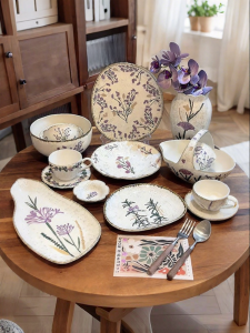 MODERN SWEETHOME | Modish Retro Glazed Under Color Bowls and Plates