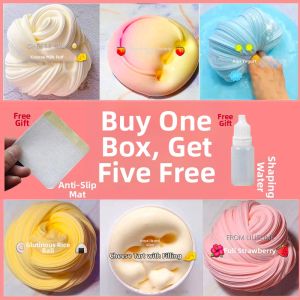 XIONGBUFAN | Safe Non-toxic Girls Slime Crystal Clay Toy