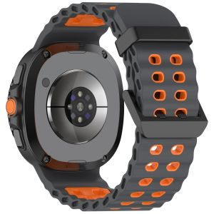 Dây Đeo Đồng Hồ Ocean Silicone Cho Samsung Galaxy Watch 40/44mm 8 Classic 46mm Phụ Kiện Vòng Đeo Tay Có Thể Điều Chỉnh Thoải Mái Thoáng Khí