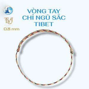 Combo vòng tay chỉ ngũ sắc Tibet - Trang sức Thịnh Vượng TVJ