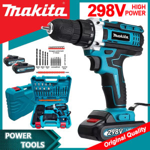 Cordless Drill Heavy Duty Original Japan Makita With Hammer Set Original Brushless 12v 24v 36v 48v 168v Battery Charger Drill Power Tool For Wood Motor Hand Drill Impact Drill Portable Rechargeable