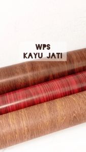 Wallpaper Stiker Dinding Kayu Pelapis Triplek Meja Kursi Furniture Dekorasi Dapur Kitchen Set Teras Cafe Sudah Ada Lem Langsung Tempel Ukuran Per Meter Lebar 45cm