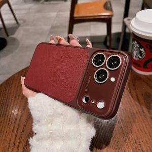 SinQui | Plum Color Premium Leather Look Protective Case Anti-Drop