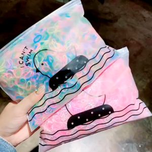 ยางรัดผมผ้าเด็ก 500 เส้น สีร่ม แถมฟรี สีใส สีดำ สีชมพู ยางสีส่วนใหญ่ ยางรัดผมของเด็ก ยางรัดผม ยางรัดผมสี สีใส สีดำ สีชมพู