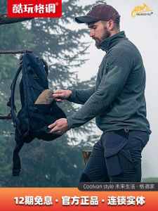 Helikon Alpha L3 Lightweight Fleece Jacket for Outdoor Use Spring Autumn Windproof Abrasion Resistant Thermal Clothing With Stand Collar