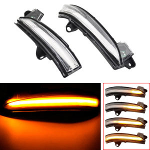 1 Pair LED Dynamic Turn Signal Side Mirror Blinker Indicator Sequential Light For Ford Mondeo Fusion 2013 2014 2015 2016-2020