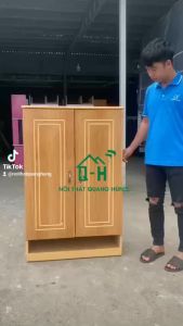 TỦ GIÀY DÉP GỖ SỒI GHÉP TỰ NHIÊN GIAO NHANH HCM