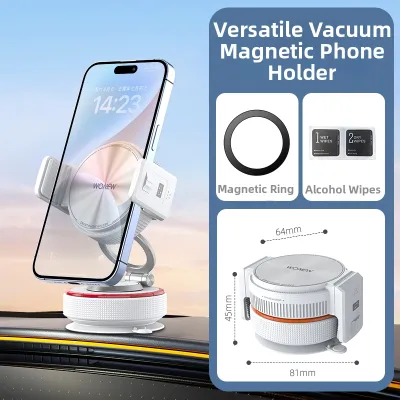 WONEW | Magnetic Suction Portable Phone Mount for Car Selfie Foldable