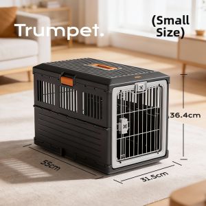 IRIS | Outgoing Portable Car Travel Foldable Large Pet Cage