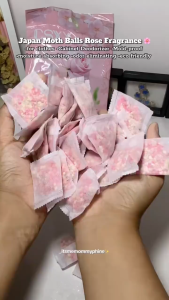 48pcs/pack Floral Scented Camphor Balls Anti-Mildew Moth Balls Closet Deodorizer Flower Scented Insect Repellent