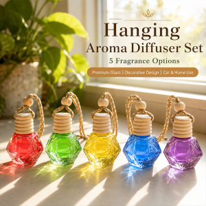 FRESH EVERY DRIVE Car Perfume Long Lasting Car Fragrance Odor Removal Air Freshener 5 Bottles