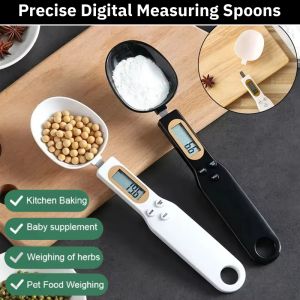 Precise Digital Measuring Spoons Kitchen Electronic Scales Handle Large Spoon Scale Baking Supplie LCD Display Digital Pet Food Scale