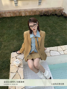 Vintage Striped Jacquard Breathable Suit Jacket