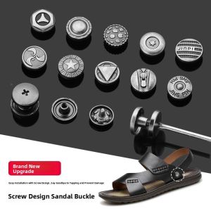 DIY Adjustable Metal Buckle for Mens Sandals
