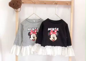 ÁO NỈ CHUỘT MẪU ĐUÔI CÁ CHO BÉ GÁI 1-6 TUỔI