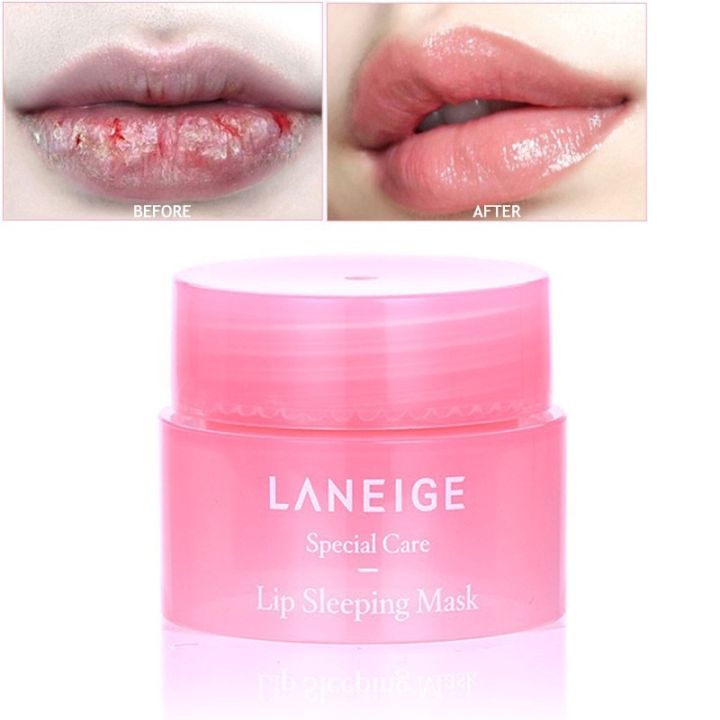 Korea Laneige Lip Sleeping Mask Night Sleep Moistened Lip Balm Lips ...