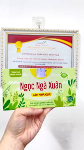 Khăn ướt Lão nhà quê - Ngọc Ngà Xuân giữ ẩm mềm da - Hộp 20 miếng