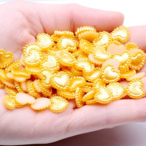 หัวเข็มขัดรูปหัวใจลายเส้นบาง ขนาด 10 มม. ชิ้นเล็ก 80 ชิ้น อุปกรณ์ทำเครื่องประดับ DIY รูปหัวใจหลากสี หัวเข็มขัดแบบไม่ติด